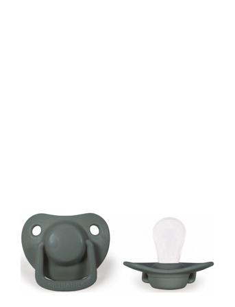 2-Pack Pacifiers - Dark Mint 0-6 Months Green Filibabba