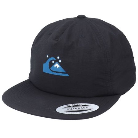 Quiksilver - Svart snapback Keps - Womens The Nylon Cap Black Snapback @ Hatstore