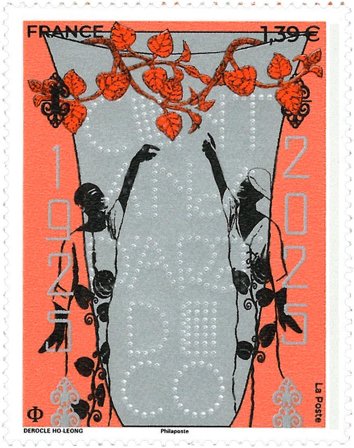 Frankrig - Art Deco 100 år - Postfrisk frimærke