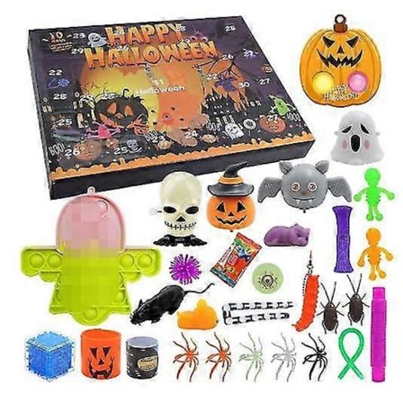 2025 Halloween Blind Box Halloween Dekompressions-Spoof Legetøj Sjov Blind Box