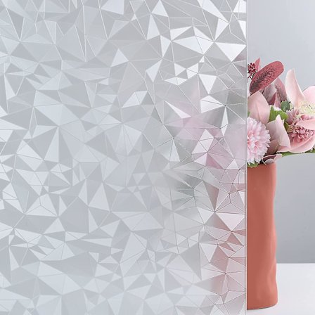 45x200cm Vindusfilmer Elektrostatisk Film Dekorativ Vindusfilm Anti Personvern Gjenbrukbar Vindus Blackout Film Uv Blokkering