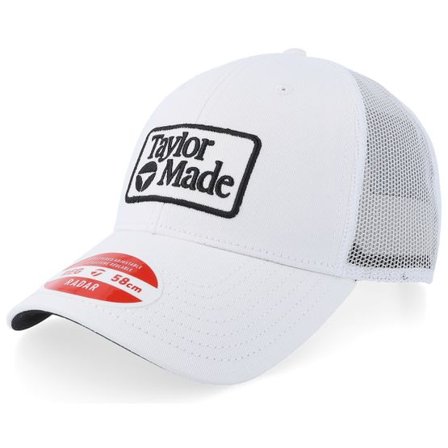 Taylor Made - Vit trucker Keps - TM26 Ls Radar Hat White Trucker @ Hatstore