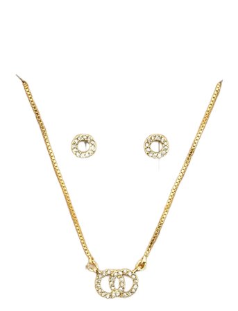Pilgrim | Harlan Gift Set, Necklace & Earrings, Gold-Plated | ONE SIZE
