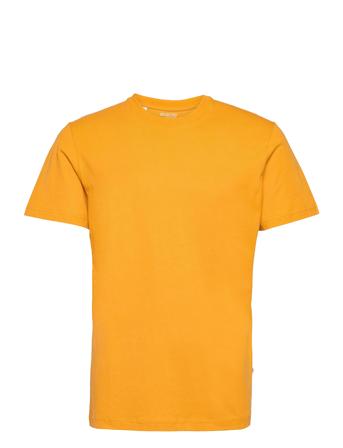 Slhnorman180 Ss O-Neck Tee S T-shirts Short-sleeved Brun Selected Homme