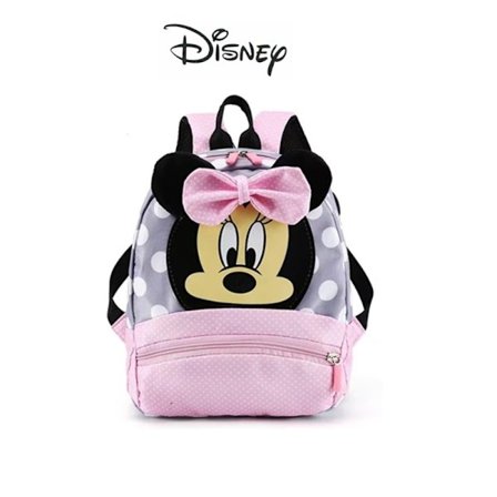Uusi Disney Mikki Hiiri -sarjakuva muotireppu Naisten Minnie Canvas -koululaukku Muoti suurikokoinen reppu tytöille Mochila