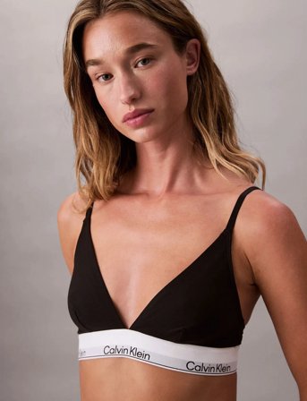 Calvin Klein Unlined Triangle - Black - S