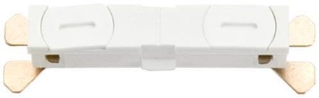 SG Armaturen 7400009 Skarv till ZIP-skena, rak, vit, Belysning