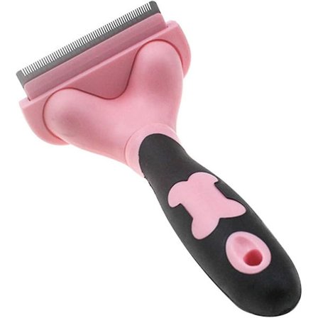 Lemmikkiharjan karvanpoistotyökalu Lemmikkieläinten karvanpoistokampa koirille, kissoille tai pitkäkarvaisille roduille, pieni