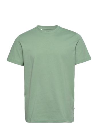 Slhnorman180 Ss O-Neck Tee S T-shirts Short-sleeved Grønn Selected Homme