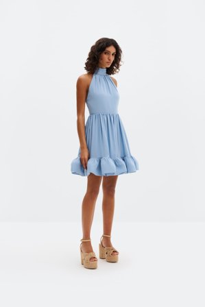 Malina - Fern minikleid - XL - Sky