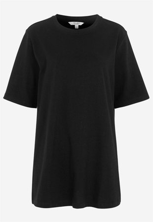 Cellbes of Sweden - Jerseytunika i kraftig bomuldsjersey i sort til damer i størrelse 38/40