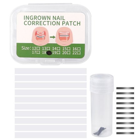 Korrigering av inåtväxta tånaglar - 10 plåster