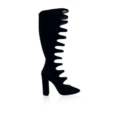 Yves Saint Laurent Vintage, Pre-owned Suede Shoes Zwart, Dames, Maat:39 EU