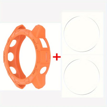2 stk. hærdet glas + blød TPU-skal til Garmin Epix Pro 42 mm 47 mm 51 mm ur fuld dækning skærmbeskyttelsesfilm etui til Garmin Fenix 7 7S 7X Pro