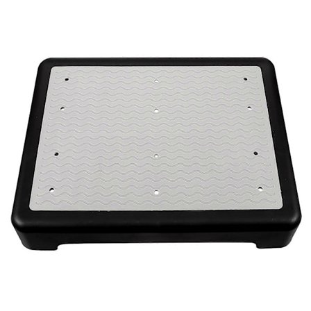 Skammel til seniorer, skridsikker trinplatform, skridsikker, holdbar, 1 stk.