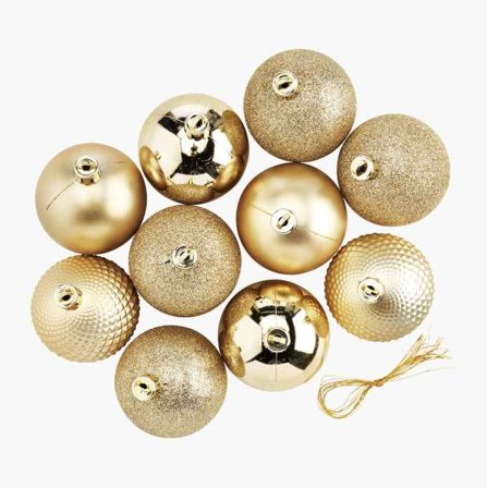 Julgranskulor guld - Biltema