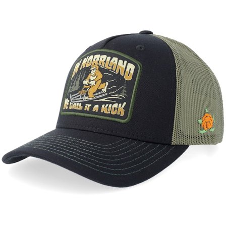 SQRTN - Noir trucker Casquette - Bigfoot Cap Black Trucker @ Hatstore