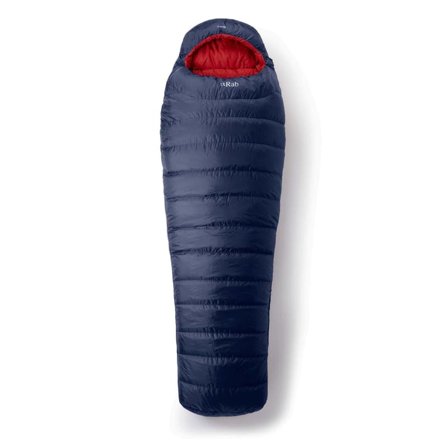 Rab Ascent 500 XL (2021) down sleeping bags Blue Left Zip