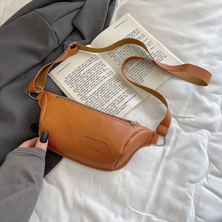 Midjebältesväska Fanny Pack BRUN - high quality