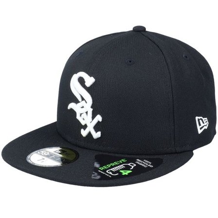 New Era - MLB Svart fitted Keps - Chicago White Sox Repreve 59FIFTY Black Fitted @ Hatstore