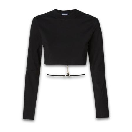 Jacquemus Long Sleeve Tops Sort, Dame