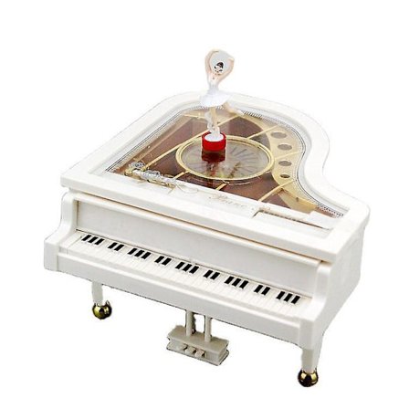 Piano-muusikkilaatikko balettitanssijalla Kellomusiikkilaatikko Klassinen koriste Koti sisustus