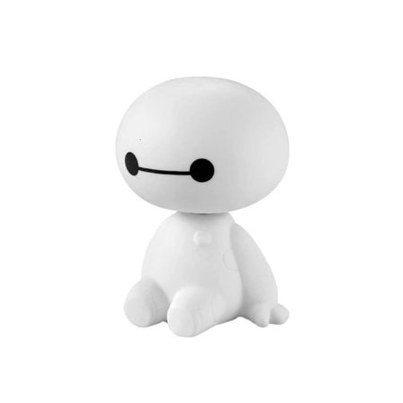 Söt Baymax Robot-figur för Bilen - Skakar som Bobblehead