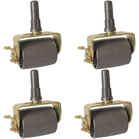 Metalliset sängynjalkojen pyörät, raskaskäyttöiset, lukittavat, 4 kpl