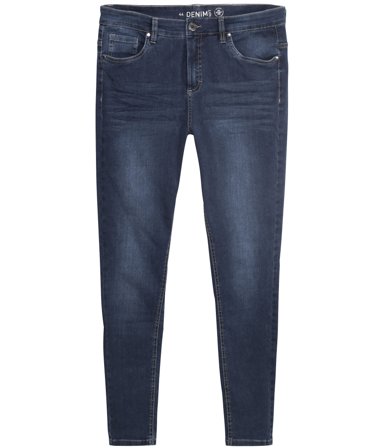 Kappahl | Slim jeans high waist Mörk denim 58 | Mörk denim