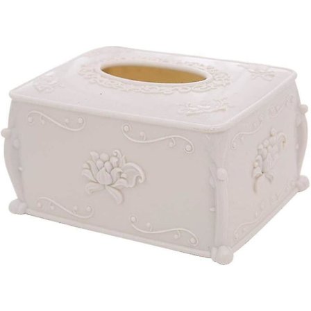 Kudoksenpidike Muovi Beige Kudoksenpidin Yksinkertainen Pohjoismainen Servietti Kannen Laatikko