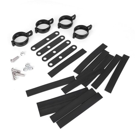 Sort Motorcykel Forlygte Beslag Gaffel Monteringsklemme Universal Tilbehør Passer Til Yamaha34‐41mm