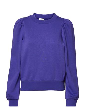 Carmelle Sweat Sweat-shirt Tröja Blå Second Female