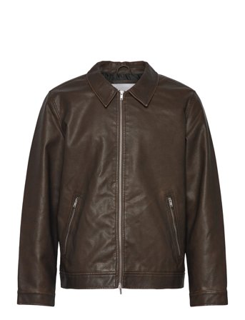 Jjecasablanca Pu Jacket Noos Brown Jack & J S