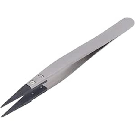 Pinsett med spisset spiss for håndlagde jigger hode kroppssmykker sandblåst matt for fiberspisser plast stål fiber plast