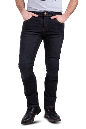 Vaqueros de Moto Course Jones Regular Negro W32 x L34