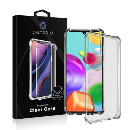Ontario baksidedeksel for Samsung Galaxy A41 - PC+TPU, gjennomsiktig