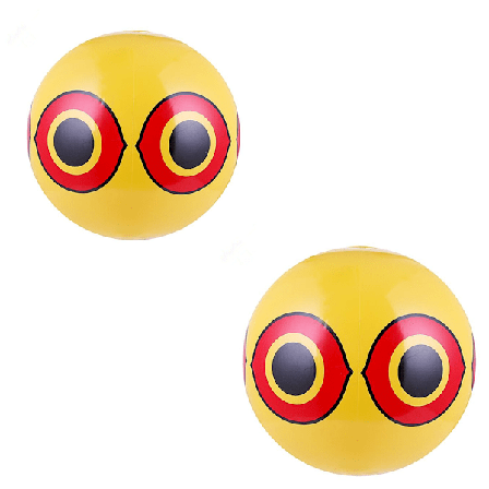 2-pakks Ballong Fugleskremsel, Skremmende Øye-ballonger Holder Fugler Unna