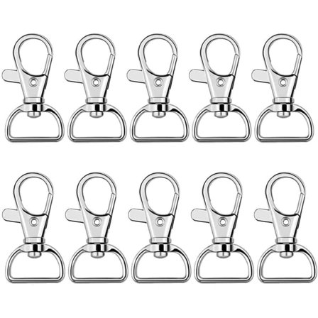 Karabiini avaimenperälaukku, 50 kpl, 360° avaimenperiin