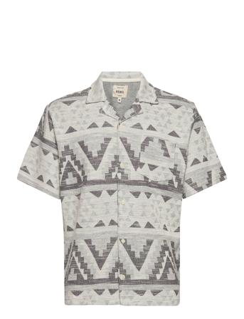 Rralvin Shirt Kortermet Skjorte Grå Redefined Rebel*Betinget Tilbud