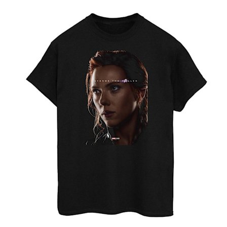 Avengers Endgame Herr Avenge The Fallen Black Widow Bomulls T-shirt