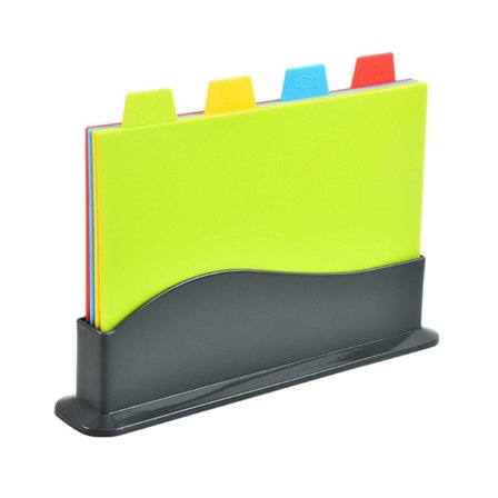 4x Skærebrætter med stativ