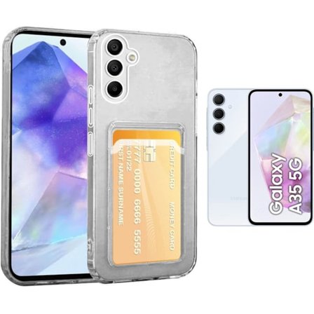 Samsung Galaxy A35 kuori korttipidike puhelinkuori paikka