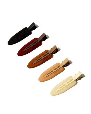 Hairlust Creaseless Hair Clips 5 Pak Coffee, Hår, Hårpynt, Hårspænder