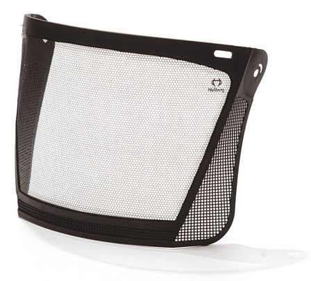 Hellberg 20915-001 Visir Ætset rustfrit stålnet, Hovedværn