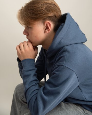 RYVLS The Core Hoodie Blauw Hoodies Jongens - Kids Brand Store