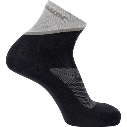Salomon - Chaussettes Pulse Ankle - Black / Gull Gray - 45-47