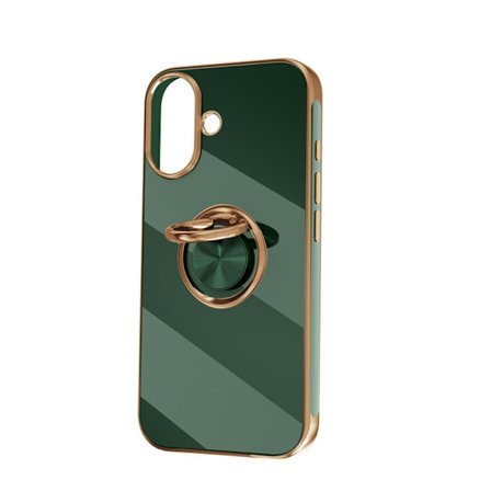 Apple 16 roterende magnetisk brakettdeksel egnet for iPhone 16 mobiltelefondeksel 6D full pakke elektropletteringsring