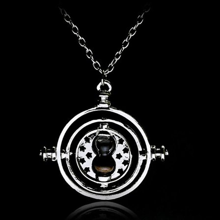 Harry Potter Time Converter Timglas Halsband, Silver