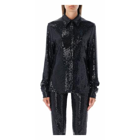 Msgm Shirt , Zwart , Dames , Maat: S
