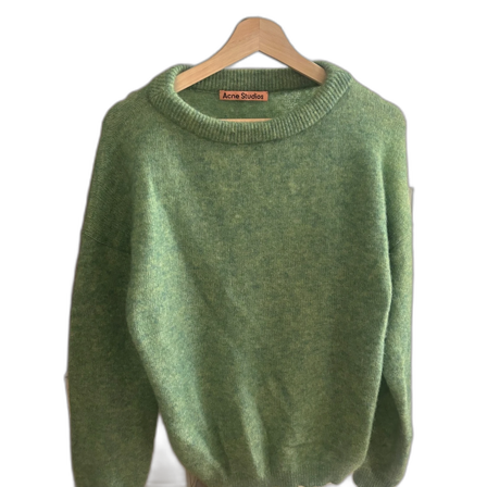 Grön stickad tröja Acne Studios